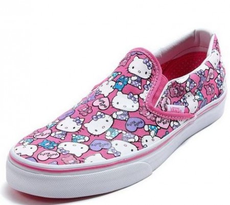 zapatillas vans hello kitty