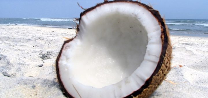 Beneficios del agua de coco para el pelo seco